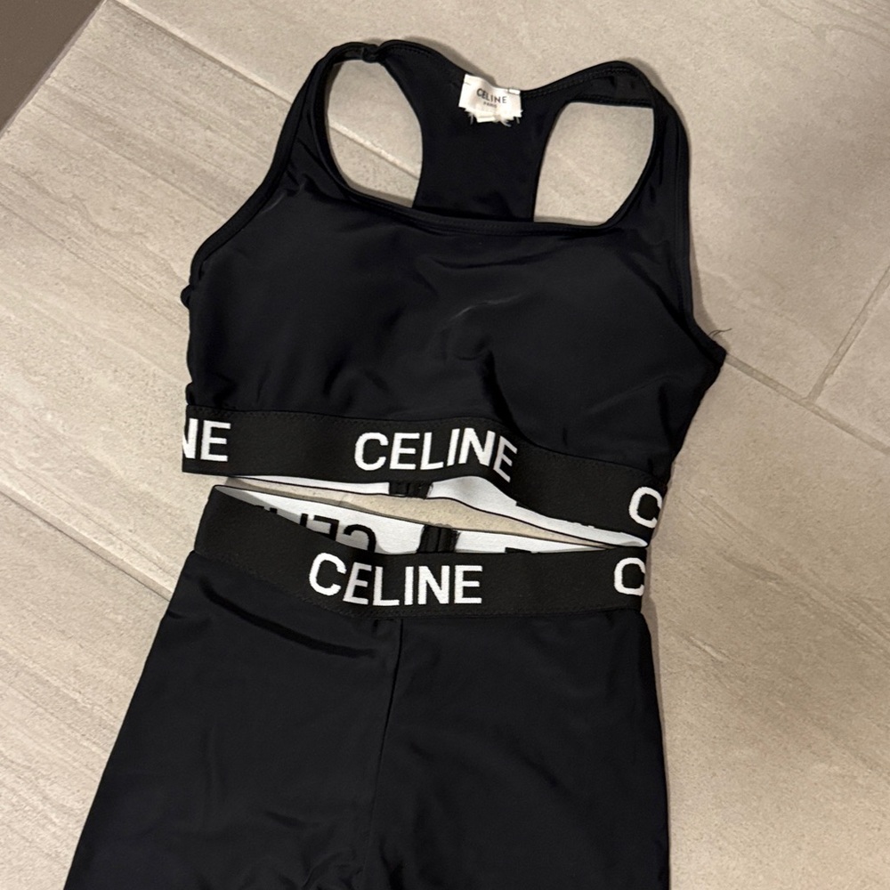 Celine Kids Black One Piece Set